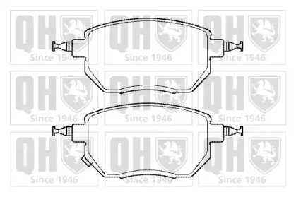 Комплект тормозных колодок QUINTON HAZELL BP1477