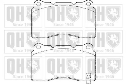 Комплект тормозных колодок QUINTON HAZELL BP1486