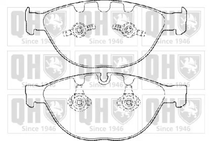Комплект тормозных колодок QUINTON HAZELL BP1492