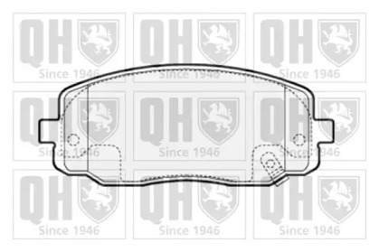 Комплект тормозных колодок QUINTON HAZELL BP1515