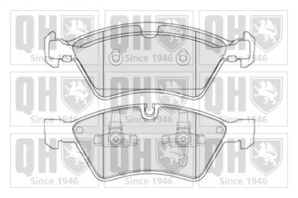 Комплект тормозных колодок QUINTON HAZELL BP1524