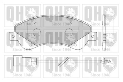 Комплект тормозных колодок QUINTON HAZELL BP1529