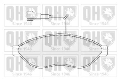Комплект тормозных колодок QUINTON HAZELL BP1573