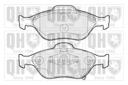 Комплект тормозных колодок QUINTON HAZELL BP1584