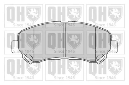 Комплект тормозных колодок QUINTON HAZELL BP1596