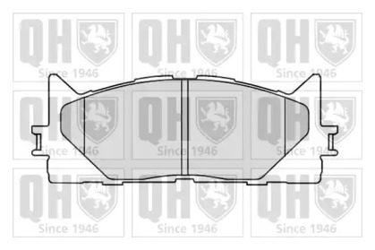 Комплект тормозных колодок QUINTON HAZELL BP1611