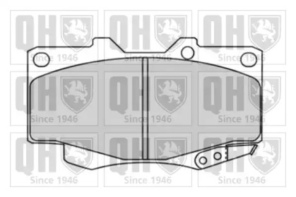 Комплект тормозных колодок QUINTON HAZELL BP1616