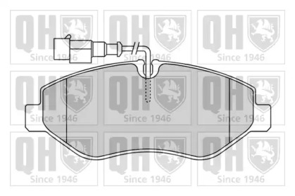 Комплект тормозных колодок QUINTON HAZELL BP1624