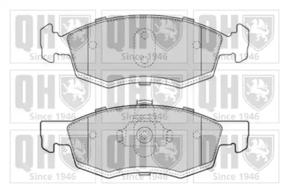 Комплект тормозных колодок QUINTON HAZELL BP1639