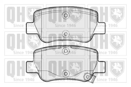 Комплект тормозных колодок QUINTON HAZELL BP1680