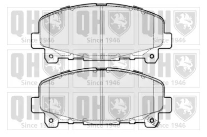 Комплект тормозных колодок QUINTON HAZELL BP1687