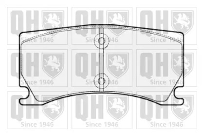 Комплект тормозных колодок QUINTON HAZELL BP1701