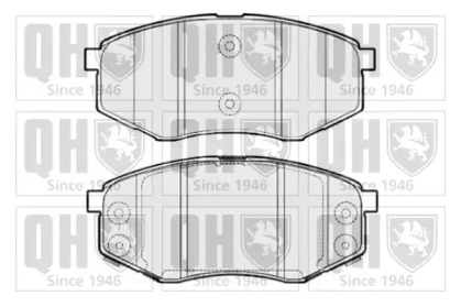 Комплект тормозных колодок QUINTON HAZELL BP1778