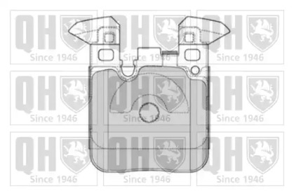 Комплект тормозных колодок QUINTON HAZELL BP1833