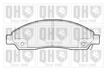 Комплект тормозных колодок QUINTON HAZELL BP1856