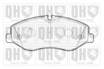 Комплект тормозных колодок QUINTON HAZELL BP1862