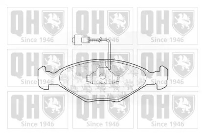 Комплект тормозных колодок QUINTON HAZELL BP210