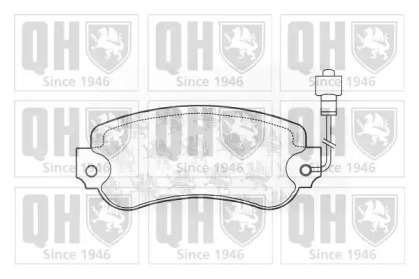 Комплект тормозных колодок QUINTON HAZELL BP321