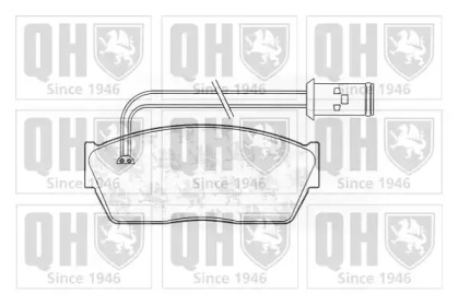 Комплект тормозных колодок QUINTON HAZELL BP412