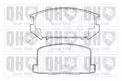 Комплект тормозных колодок QUINTON HAZELL BP413
