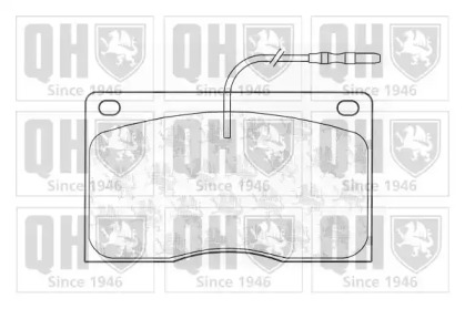 Комплект тормозных колодок QUINTON HAZELL BP503