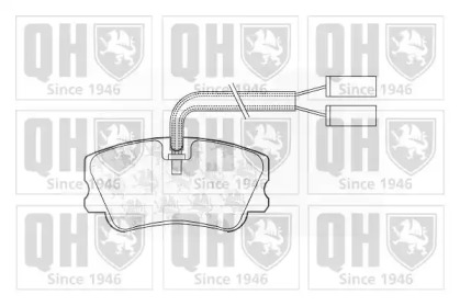 Комплект тормозных колодок QUINTON HAZELL BP528