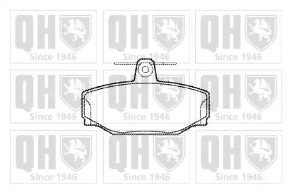 Комплект тормозных колодок QUINTON HAZELL BP591