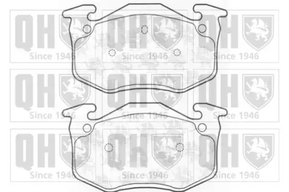 Комплект тормозных колодок QUINTON HAZELL BP752