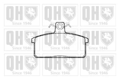 Комплект тормозных колодок QUINTON HAZELL BP753