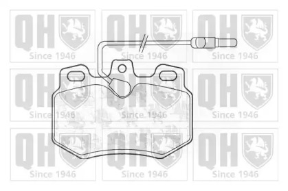 Комплект тормозных колодок QUINTON HAZELL BP754