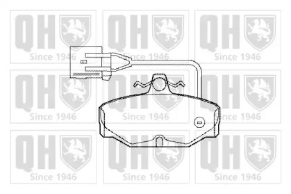 Комплект тормозных колодок QUINTON HAZELL BP771
