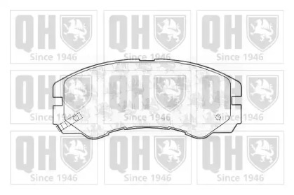 Комплект тормозных колодок QUINTON HAZELL BP791