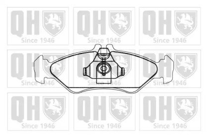 Комплект тормозных колодок QUINTON HAZELL BP868