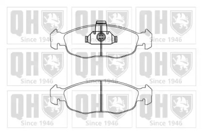 Комплект тормозных колодок QUINTON HAZELL BP871