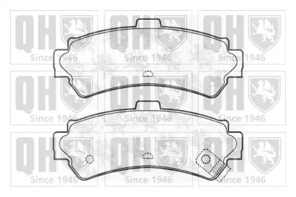 Комплект тормозных колодок QUINTON HAZELL BP961