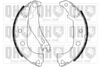 Комлект тормозных накладок QUINTON HAZELL BS1167