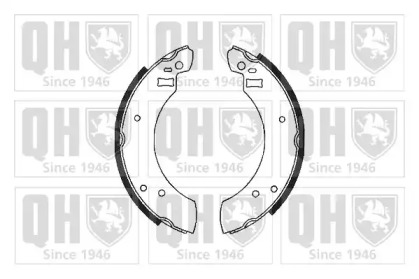 Комлект тормозных накладок QUINTON HAZELL BS513