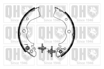 Комлект тормозных накладок QUINTON HAZELL BS843