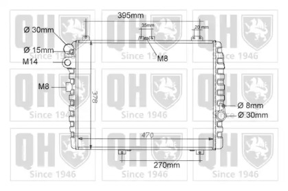 Теплообменник QUINTON HAZELL QER1000