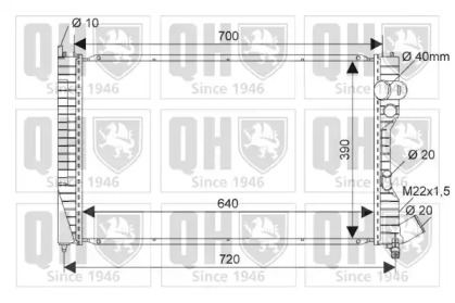 Теплообменник QUINTON HAZELL QER1033