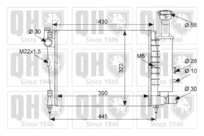 Теплообменник QUINTON HAZELL QER1040