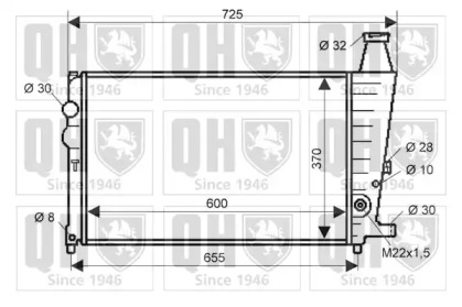 Теплообменник QUINTON HAZELL QER1052