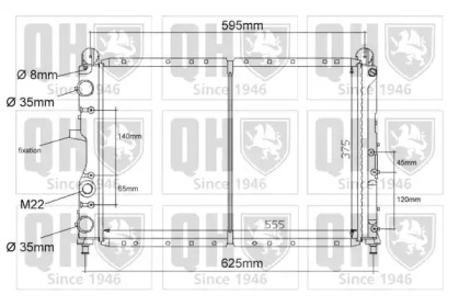 Теплообменник QUINTON HAZELL QER1078