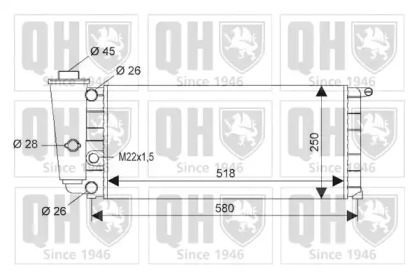 Теплообменник QUINTON HAZELL QER1081