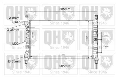 Теплообменник QUINTON HAZELL QER1096