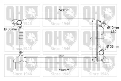 Теплообменник QUINTON HAZELL QER1100