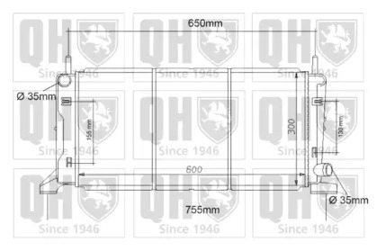 Теплообменник QUINTON HAZELL QER1107