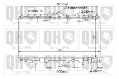 Теплообменник QUINTON HAZELL QER1128