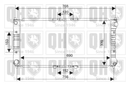 Теплообменник QUINTON HAZELL QER1170