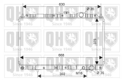 Теплообменник QUINTON HAZELL QER1205